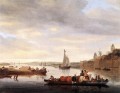 Croisement Bateau paysage marin Salomon van Ruysdael